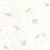 Papier peint Flying Bird Casadeco Bleu ciel 88316471