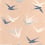 Swallow Wallpaper Casadeco Rose Nude 88634101