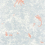 Tapete Jardin des Merveilles Casadeco Bleu givre/Clementine 87256032