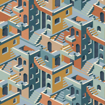 Panoramatapete City