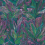 Beauty Full Image Foliage Panel Casadeco Vert/Violet 84827517