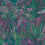 Beauty Full Image Foliage Panel Casadeco Vert/Violet 84827517