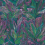 Papeles pintados panorámico Beauty Full Image Foliage Casadeco Vert/Violet 84827517