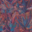 Papeles pintados Beauty Full Image Foliage Casadeco Rouge/Bleu 84828503