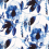 Papeles pintados Beauty Full Image Ink Flower Casadeco Bleu/Blanc 84946408