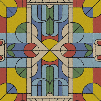 Vetro 4 Rond Rug