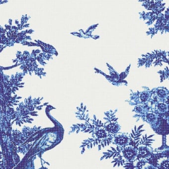 Mosaico Jardin blu