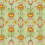Papeles pintados panorámico Flower Grotesque Texturae Green 221227-green