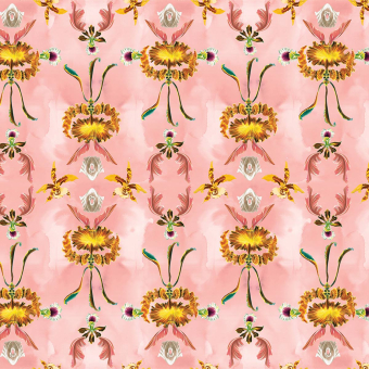 Papeles pintados panorámico Flower Grotesque