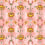 Carta da parati panoramica Flower Grotesque Texturae Pink 221227-pink