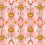 Papier peint panoramique Flower Grotesque Texturae Pink 221227-pink