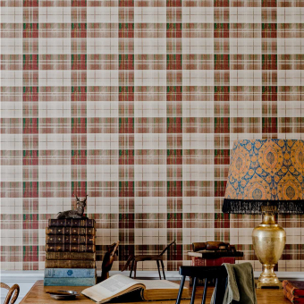 Papier peint Countryside Plaid