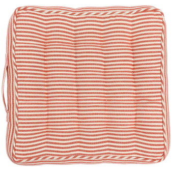 Coussin Rhubarb Stripe Linen Chair