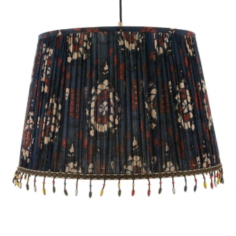 Flourish Blue Lampshade