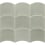 Wave Porcelain stoneware Équipe Moody Blue 28839