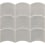 Wave Porcelain stoneware Équipe Grey Owl 28834