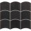 Porzellan Steinzeug Wave Équipe Black 28842
