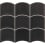 Wave Porcelain stoneware Équipe Black 28842