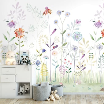 Papier peint panoramique The Garden Small Word With Snail