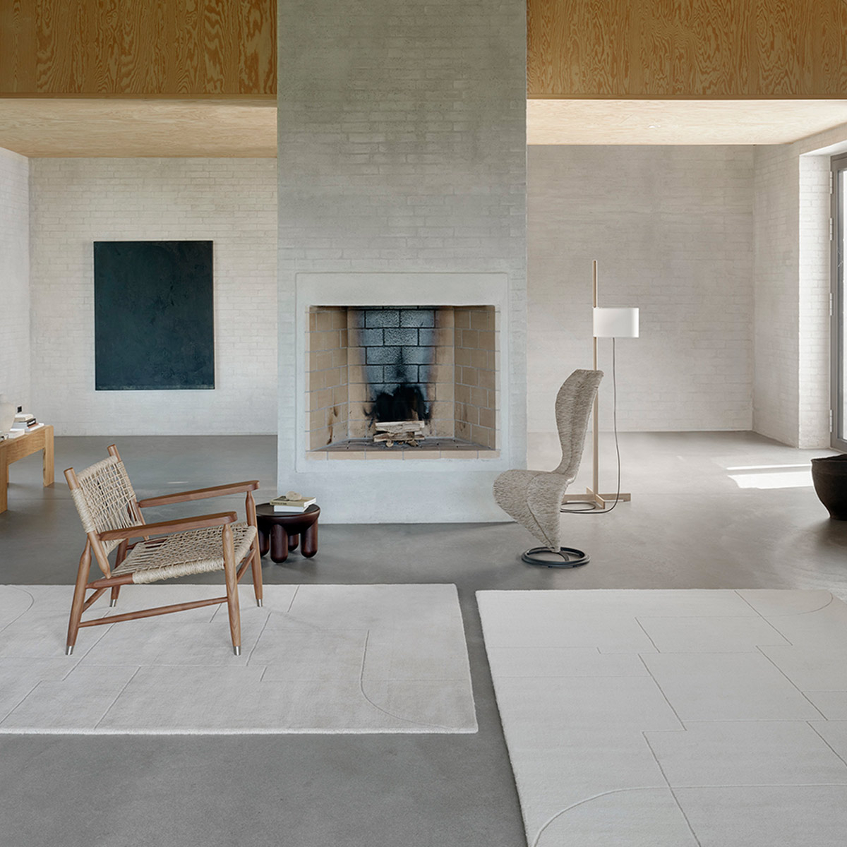 Geometric Maze Rug - Linie Design