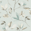 Blooming Wallpaper Masureel Teal ZEN004