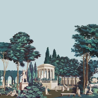 Papier peint panoramique Le Jardin Anglais