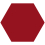 Hexa Porcelain stoneware Bardelli Rosso HEXA 9 Rosso