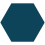 Hexa Porcelain stoneware Bardelli Blu HEXA 14 Blu