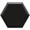 Hexa D Porcelain stoneware Bardelli Nero HEXA 1 D Nero