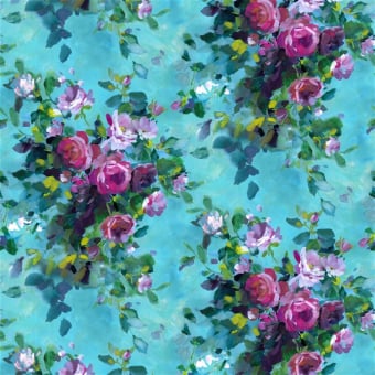 Bouquet de Roses Fabric