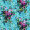 Bouquet de Roses Fabric Designers Guild Turquoise FDG3113/01