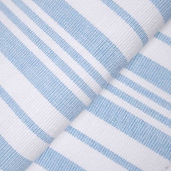 Beach Road Dhurrie Stripe Fabric