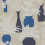 Carta da parati Amphora Osborne and Little Indigo W7854-04