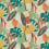 Zylina Wallpaper Osborne and Little Terracotta/Teal W7852-02