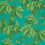 Tapete Dappled Leaf Harlequin Emerald/Teal HSRW113047