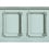 Soubassement Boiserie Haussmann 1 Frieze Koziel Vert d'eau DPH007SB1P