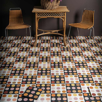 Carreau ciment Dots
