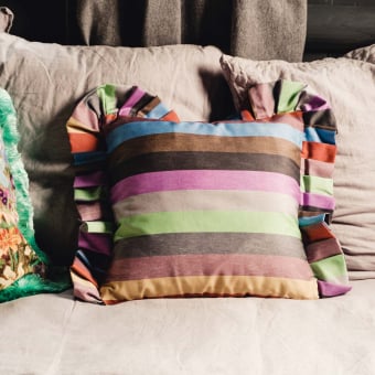 Iridis Stripe Cushion