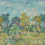 Carta da parati panoramica Foret Impressionniste Sisal Designers Guild Céladon PDG1183/01