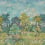 Papier peint panoramique Foret Impressionniste Sisal Designers Guild Céladon PDG1183/01