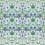 Carta da parati panoramica rosa de Damas Designers Guild Cobalt PDG1168/01