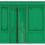 Carta da parati panoramica Boiseries Haussmann Koziel Vert canopée DPH014EU