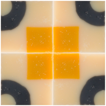 Schachtel mit 4 Seifen Soleil Noir