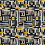 Tessuto Zawaya Osborne and Little Jaune/Bleu F7830-02