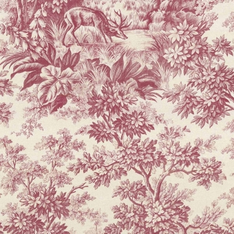 Stag Toile Wallpaper