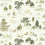 Winnie The Pooh Wallpaper Sanderson vert-creme DDIW217280