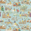 Papel pintado Snow White Sanderson Puddle Blue DDIW217274