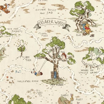 Carta da parati Hundred Acre Wood