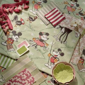 Mickey At The Farm fabric