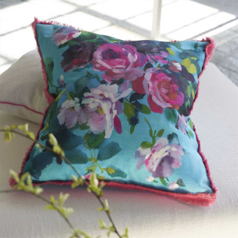 Cojín Bouquet de rosas